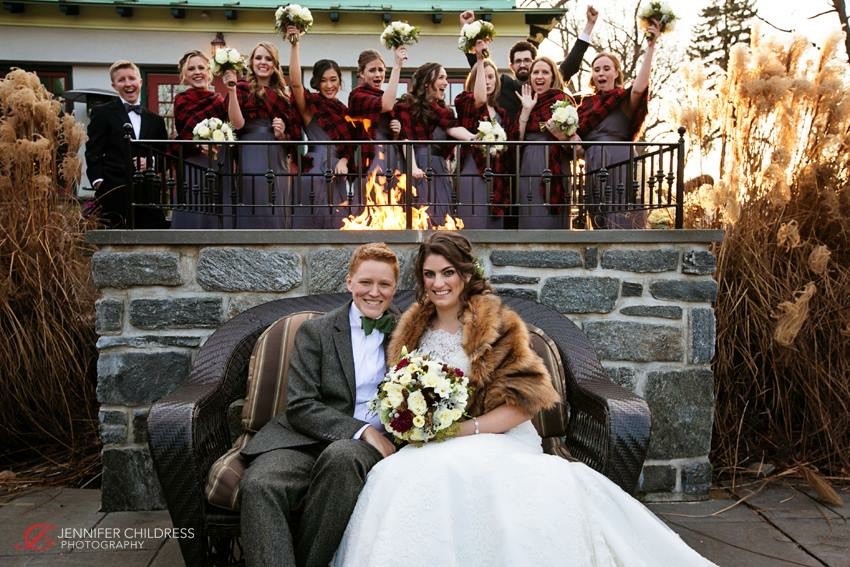 wedding bridal party